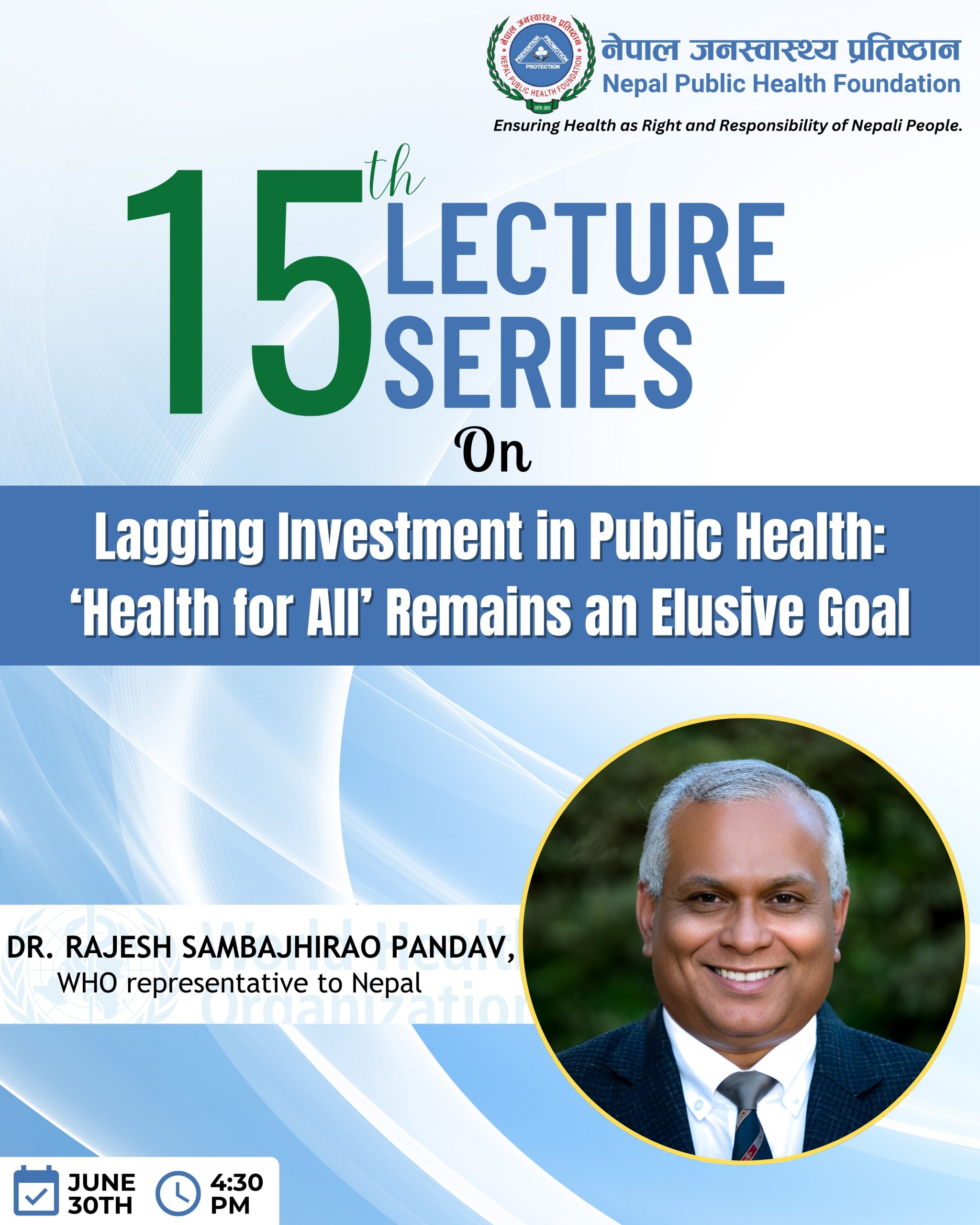 15th Nepal Public Health Foundation Lecture Series